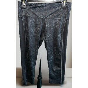 Brooks Running Womens Medium Black Compression Capri Active Bottoms